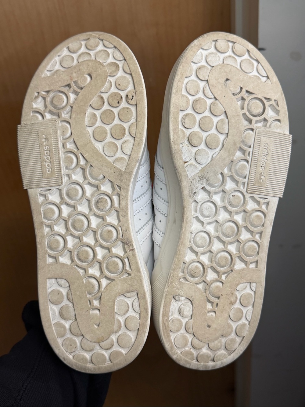 Adidas Superstar Bold White and Red Women’s Platform Sneakers. Size: 7 - Picture 8 of 8